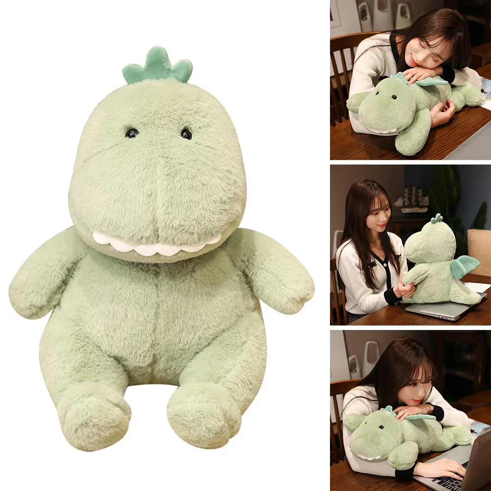 Creative Cartoon Plush Toy Green Dinosaur With Wings Stuffed Doll Kids Gifts
