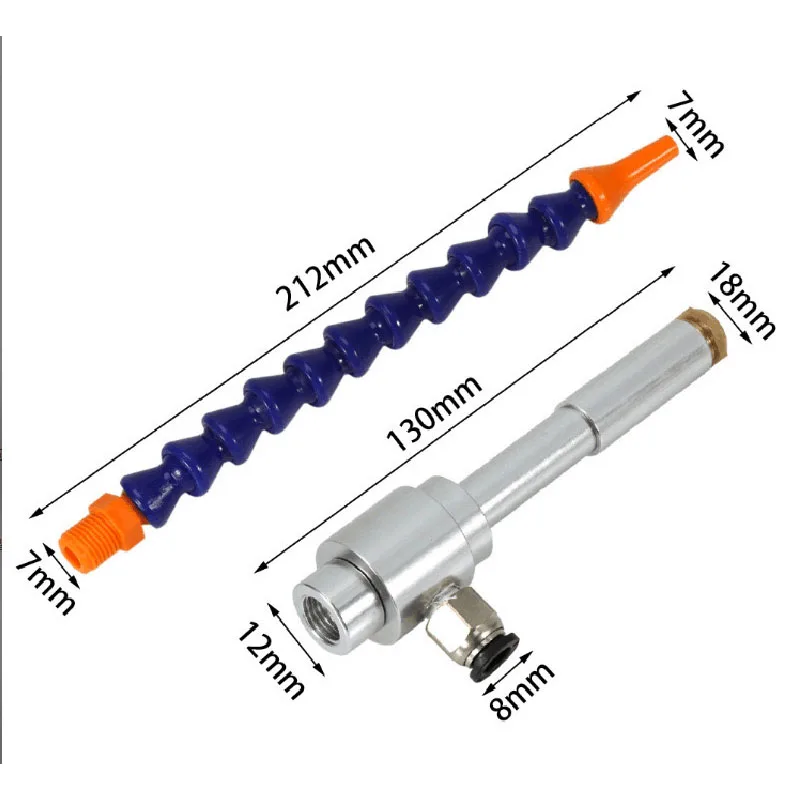 Micro Vortex Tube Cold Air Gun Compressed Air Cooling Gun Aluminum Alloy Mini Cold Air Gun Refrigeration