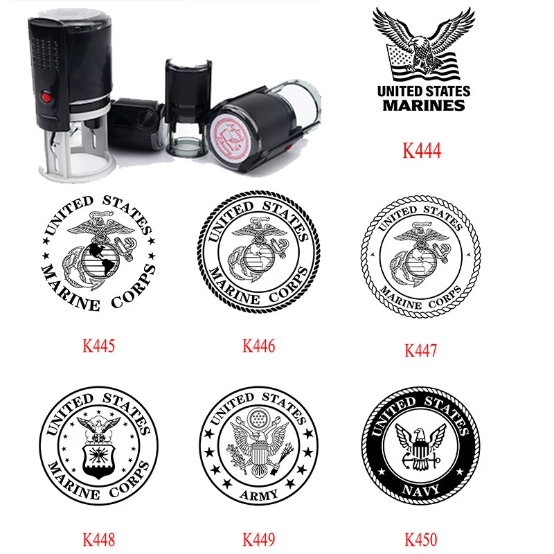 

25/30/40/50mm Personalized Self-Inking Stamp Custom Logo Text Press-Type Stamp for Handmade Card Decor Envelope Office File