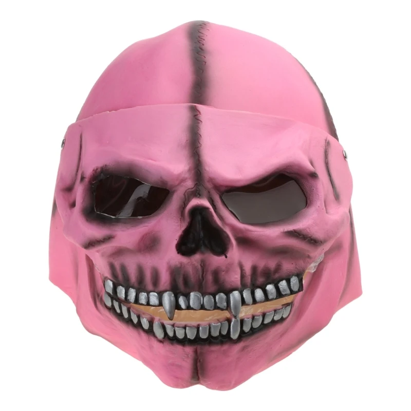 Motorcycle Helmet Horror Decoration Full for Head Skull Skeleton Visor for Hallo