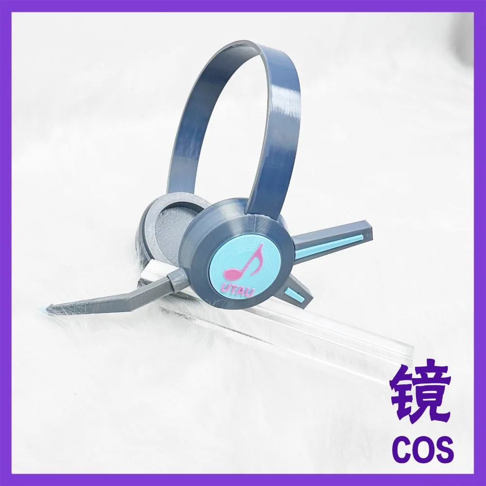 Utane Uta Defoko UTAU Headphone Prop Anime Virtual Singer Cosplay Props Comic Con Halloween Party Accessories