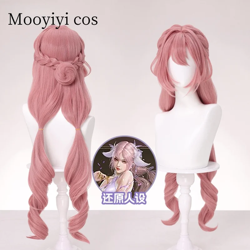 Игра Naraka Bladepoint Tessa, парик для косплея на Хэллоуин, Рождество, ролевая вечеринка, комикс, новый парик длиной 85 см на годовщину