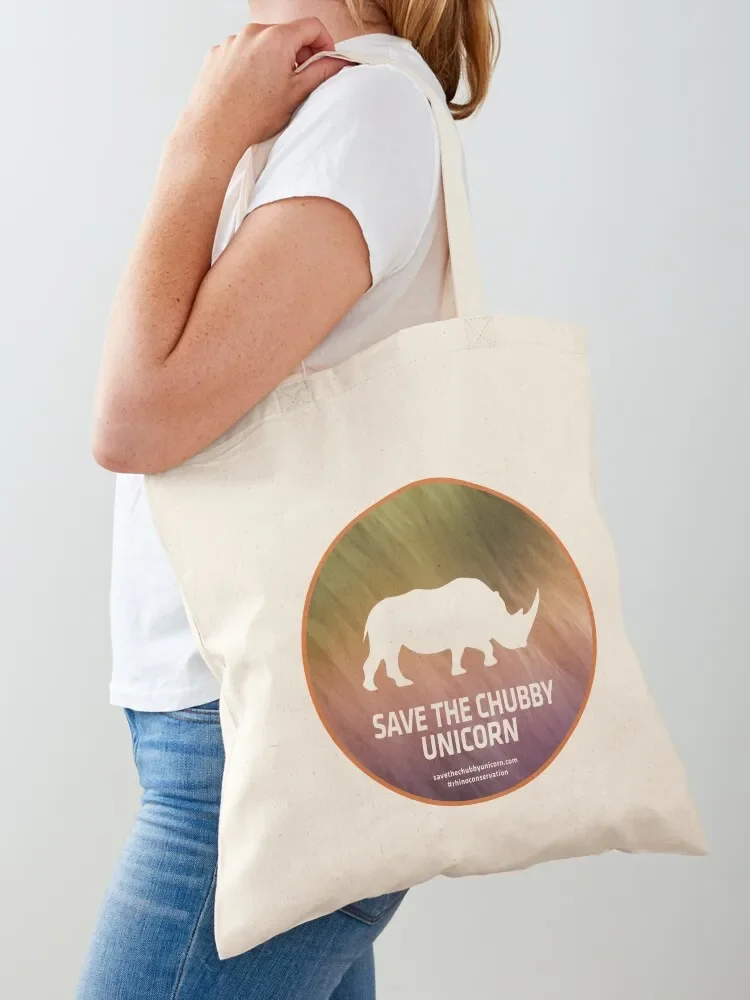 Save The Chubby Unicorn Savannah Tote Bag Woman shopper bag Reusable bags Tote Bag