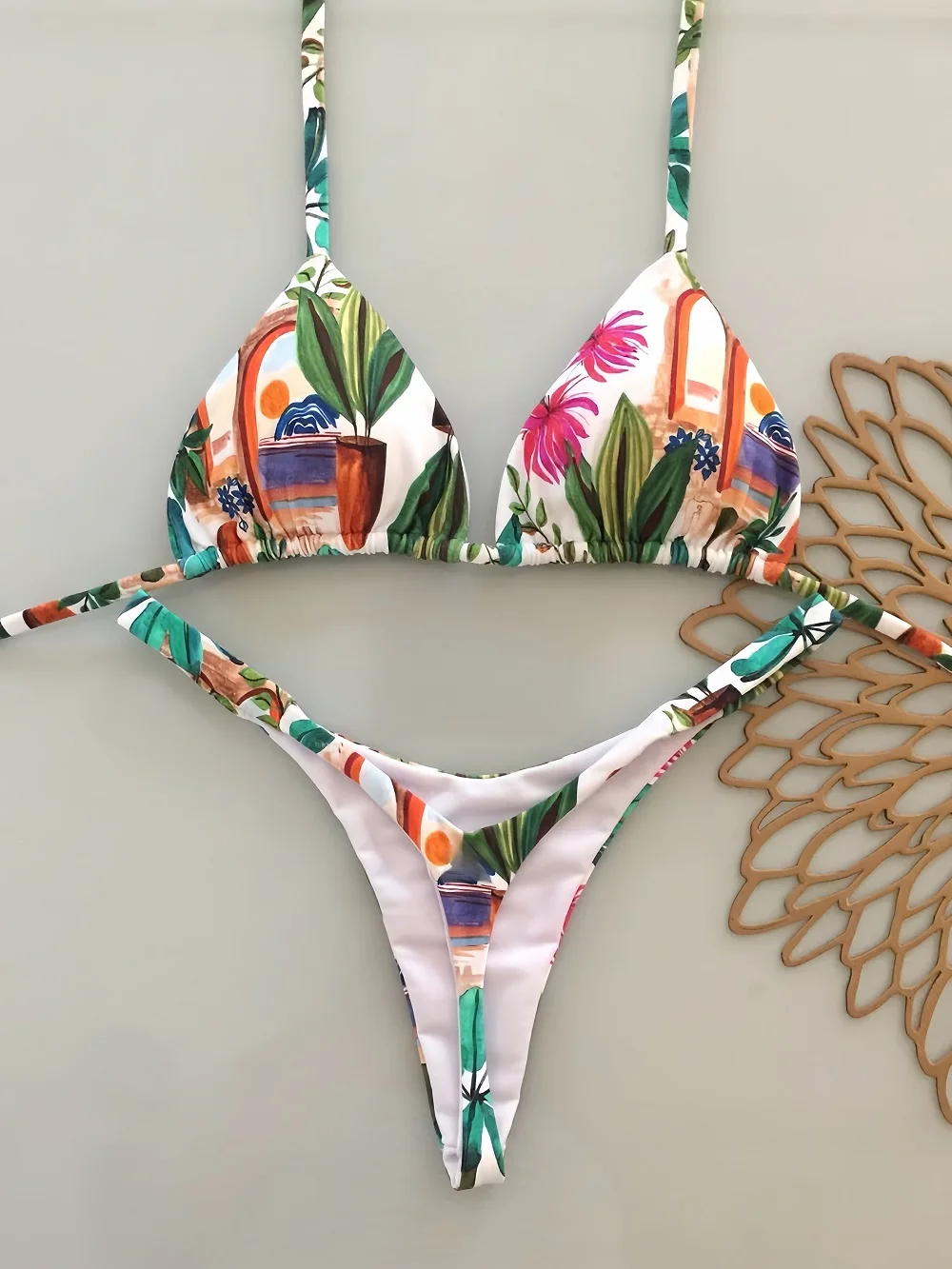 Micro Bikinis 2026 Push Up Women Swimsuits Sexy Swimwear Brazilian Bikini Set Thong Biquini Bead Swimsuit Summer Beachwear