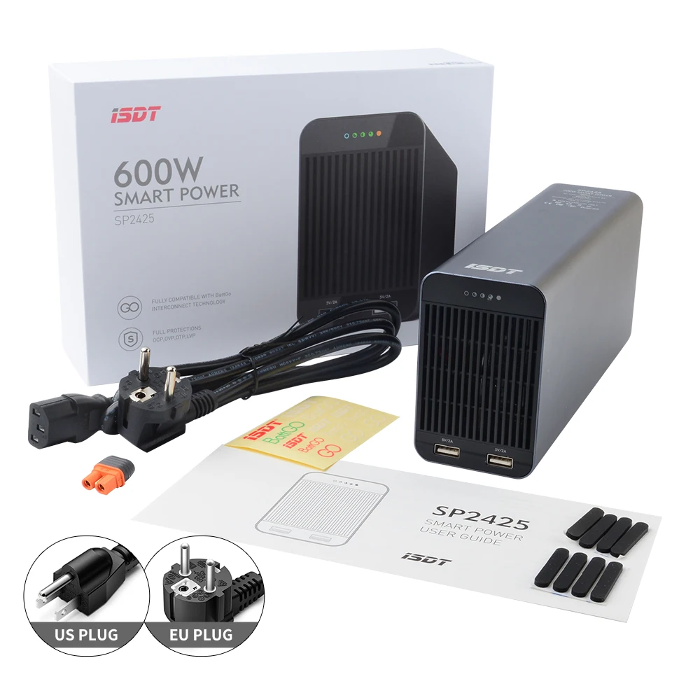 ISDT SP2417 SP2425 SP2433 Smart Power Supply 400W/600W/800W DC24V Active PFC IC3 EC3 For RC FPV LiPo Charger