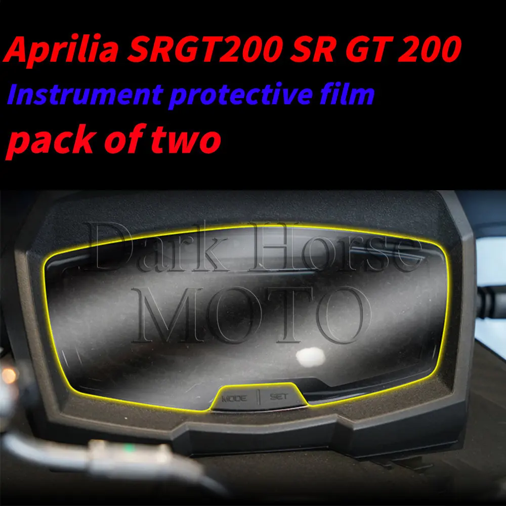 Dashboard HD Protective Film Anti-scratch Waterproof Modified Transparent Car Sticker For Aprilia SRGT200 SR GT 200