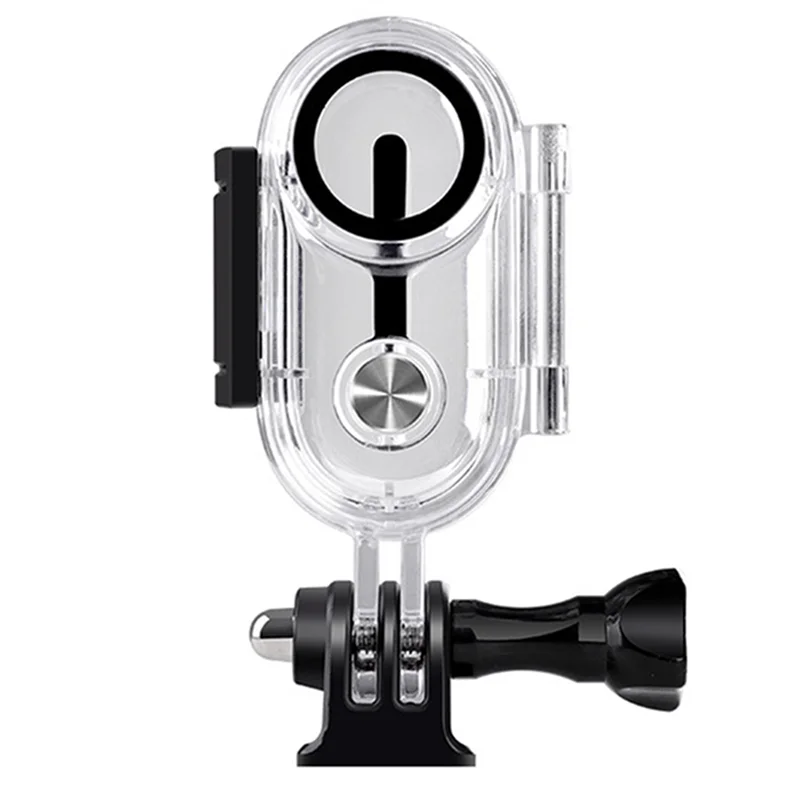 JABS-funda protectora para Insta360 Go3, funda de buceo Invisible impermeable de 40M, carcasa protectora transparente de vidrio templado óptico