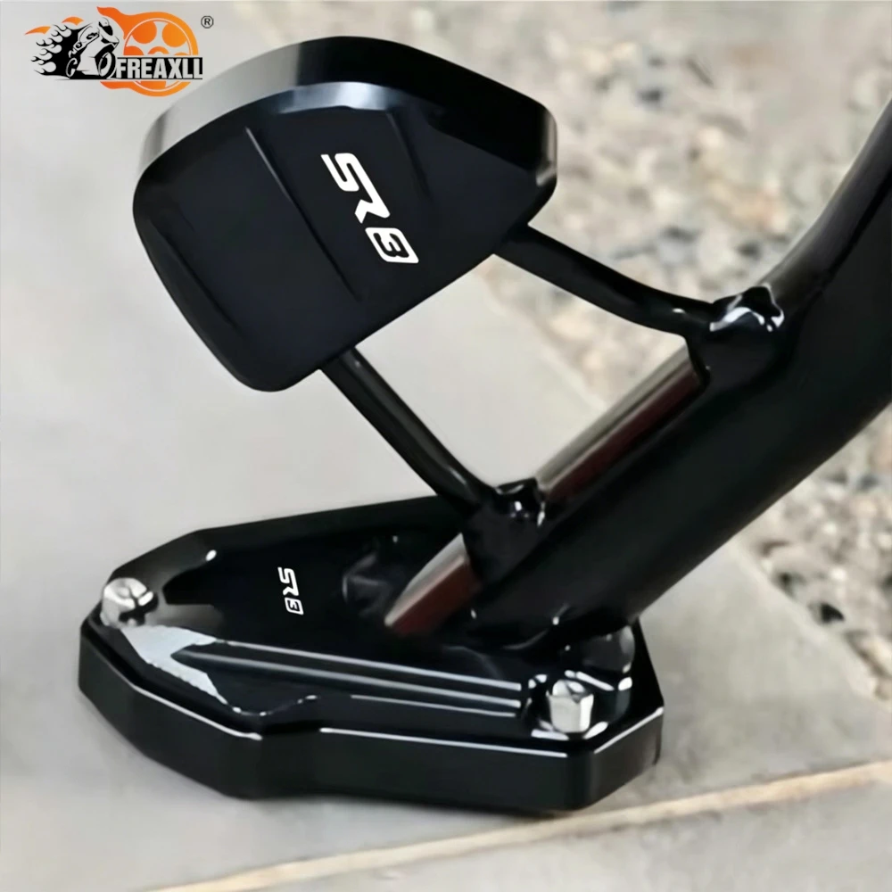 2026 For VOGE SR250GT SR 3 SR3 2025 Motorcycle Aluminium Kickstand Foot Side Stand Enlarger Extend Side Brace Assist Accessories