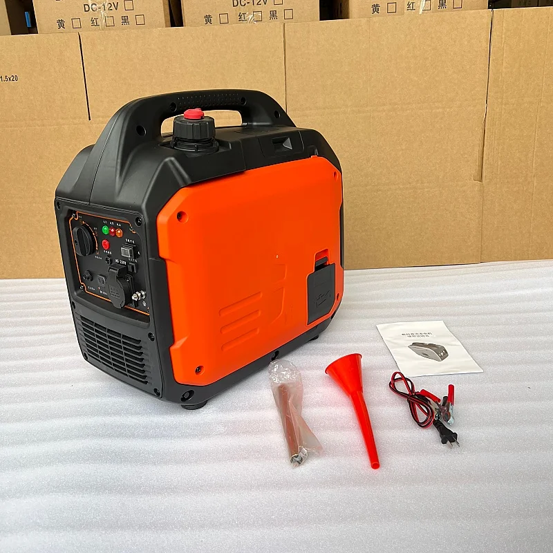 Silent Generator LPG  3500W Portable Inverter 4-Stroke AC Single Phase Recoil Start Outdoor Camping Party