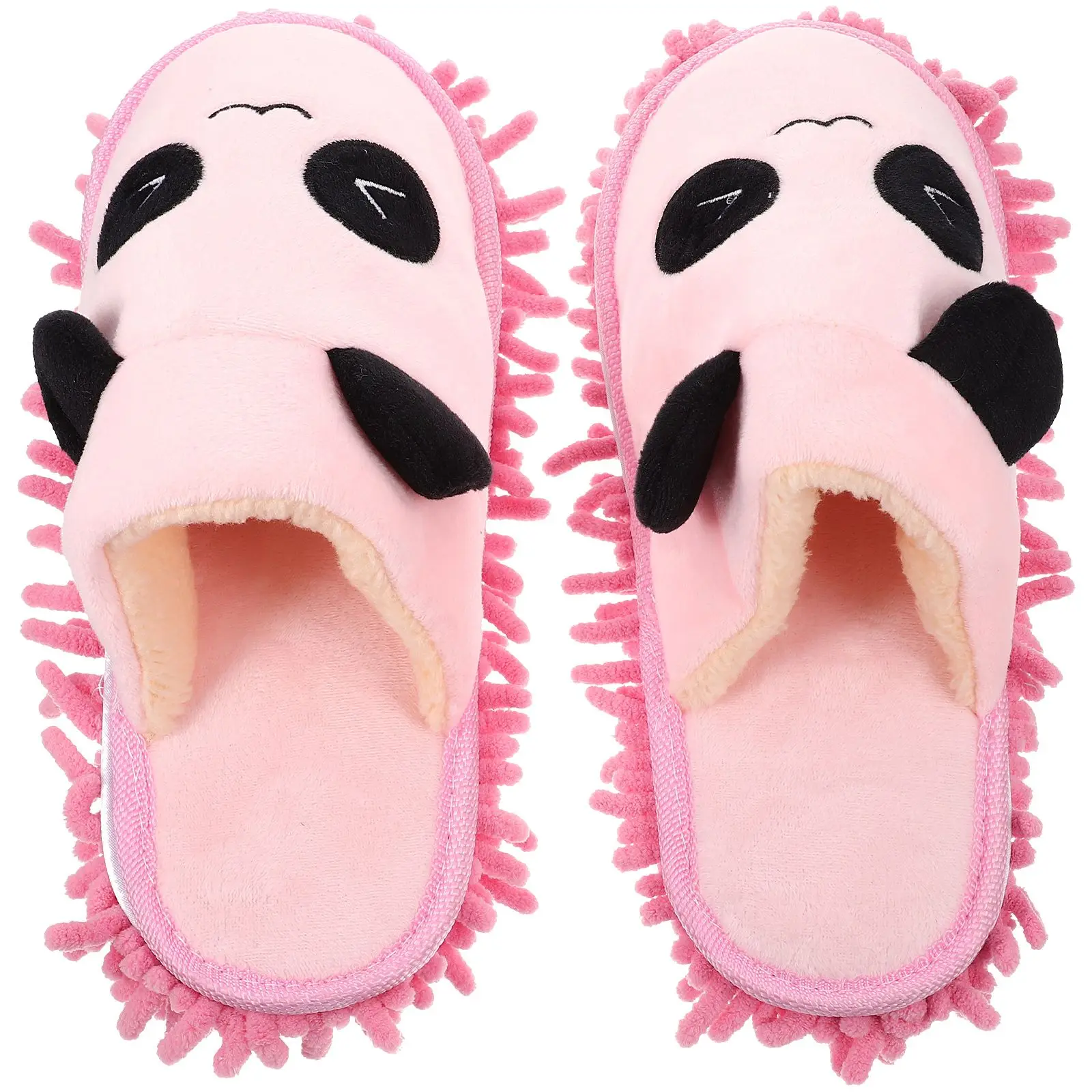 

Mop Slippers Premium Velvet Water Absorption Anti Slip Floor Cleaning Reusable Dust Sweeping Home Kitchen Cartoon