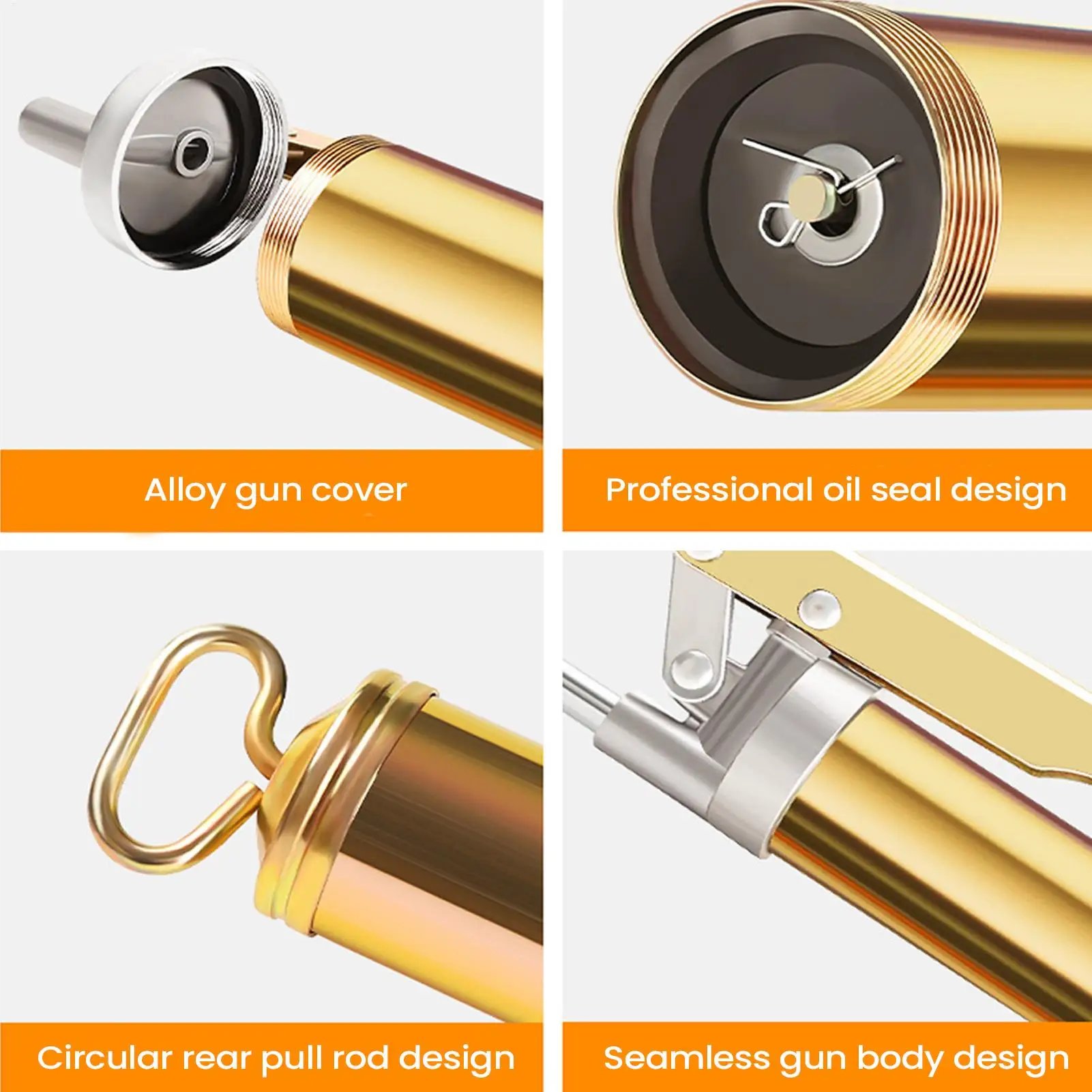 Strumento di lubrificazione Strumento ad alta pressione di grande capacità Lubrificatore manuale resistente per riparazioni auto Manutenzione meccanica all'aperto