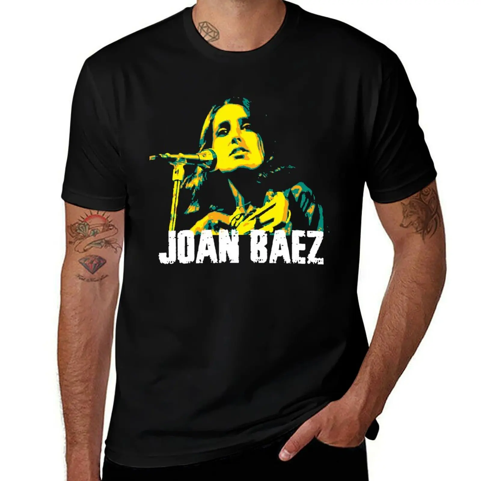 

T-Shirt Chandos Joan funny cotton Baez Funny shirts t Baez Day man Men Fan 100% shirts Joan t Cute man Men Gift for cotton Women