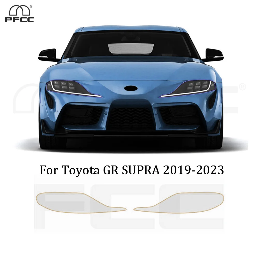 

For Toyota GR SUPRA 2019-2023 Car Headlight Rearview TPU Protection Film Pre-cut PPF Clear Bra Anti-scratch Resistant Invisible