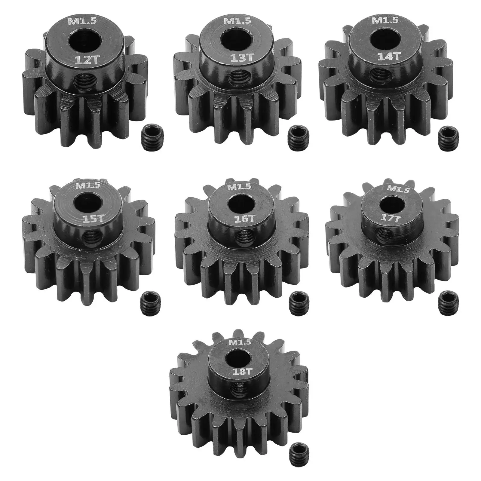 

Steering Sector Pinion Gear 5.0mm Bore Attachment Upgrade Part Sturdy Simple Installation Repair Parts Professional Accessory