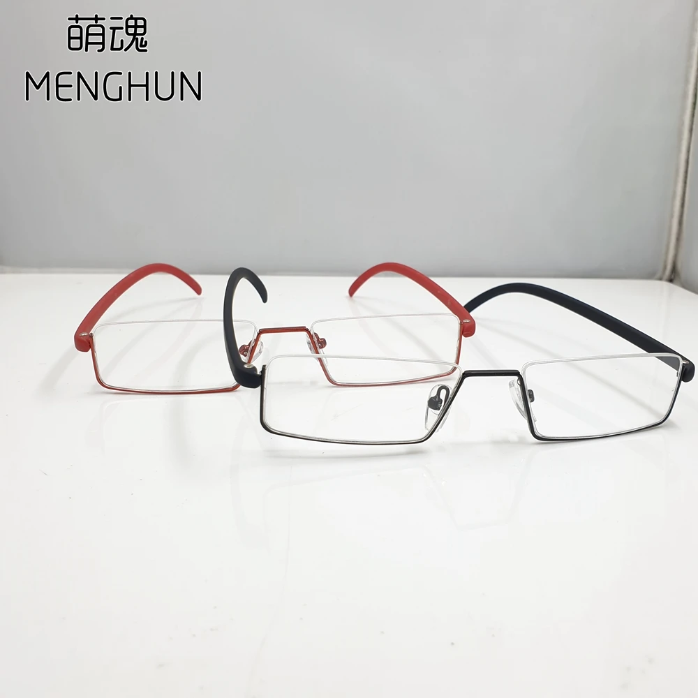 Nearsight glasses various colors stylish half frame glasses Anime Game cosplay glasses