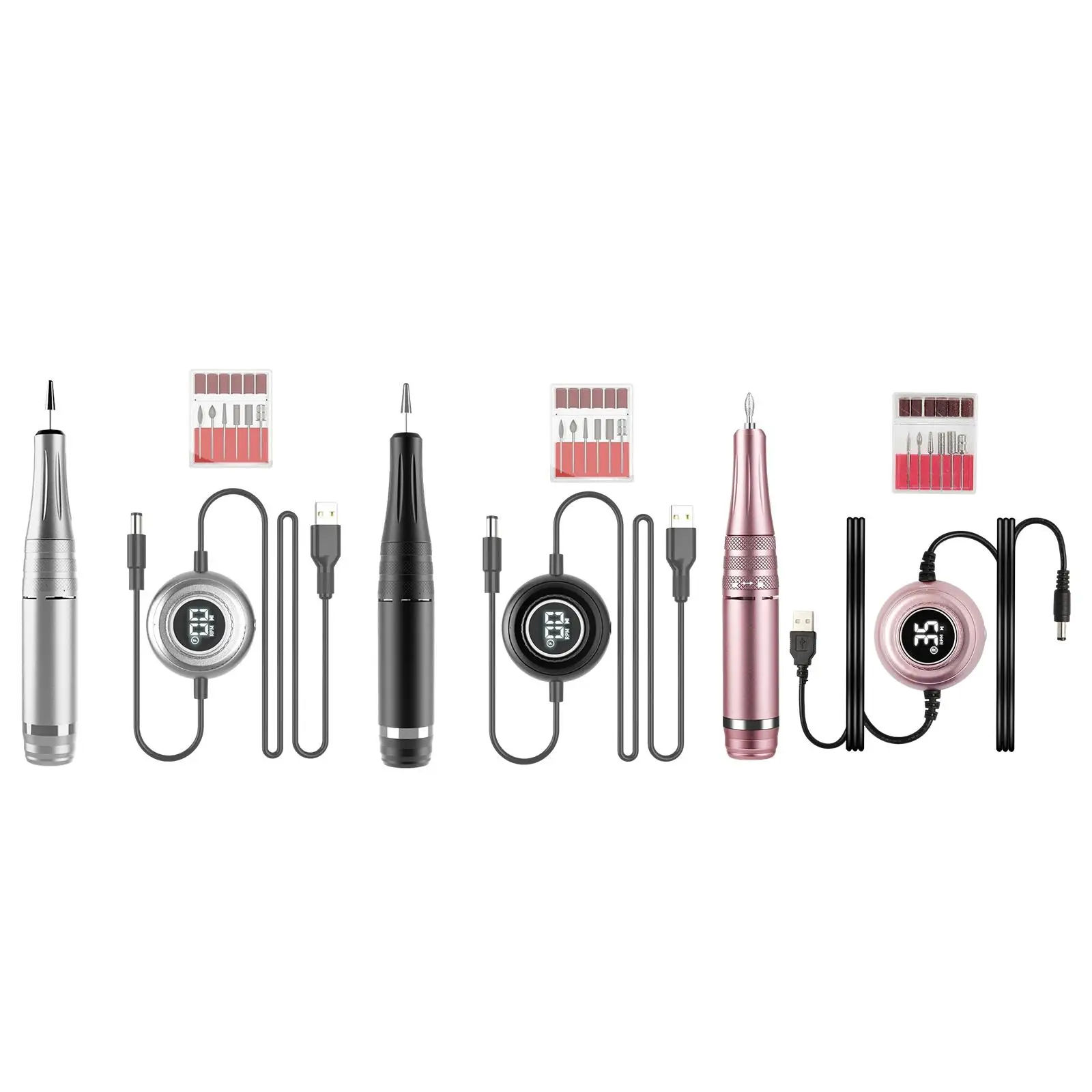 

Electric Nail Polish Machine Manicure Pedicure Tool Fingernail Toenail Nail File