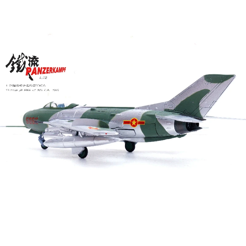 1:72 Scale 14640PK Vietnam Air Force J-6 Military Fighter Aircraft Model Diecast Alloy Static Display Souvenir Classics Toy Gift