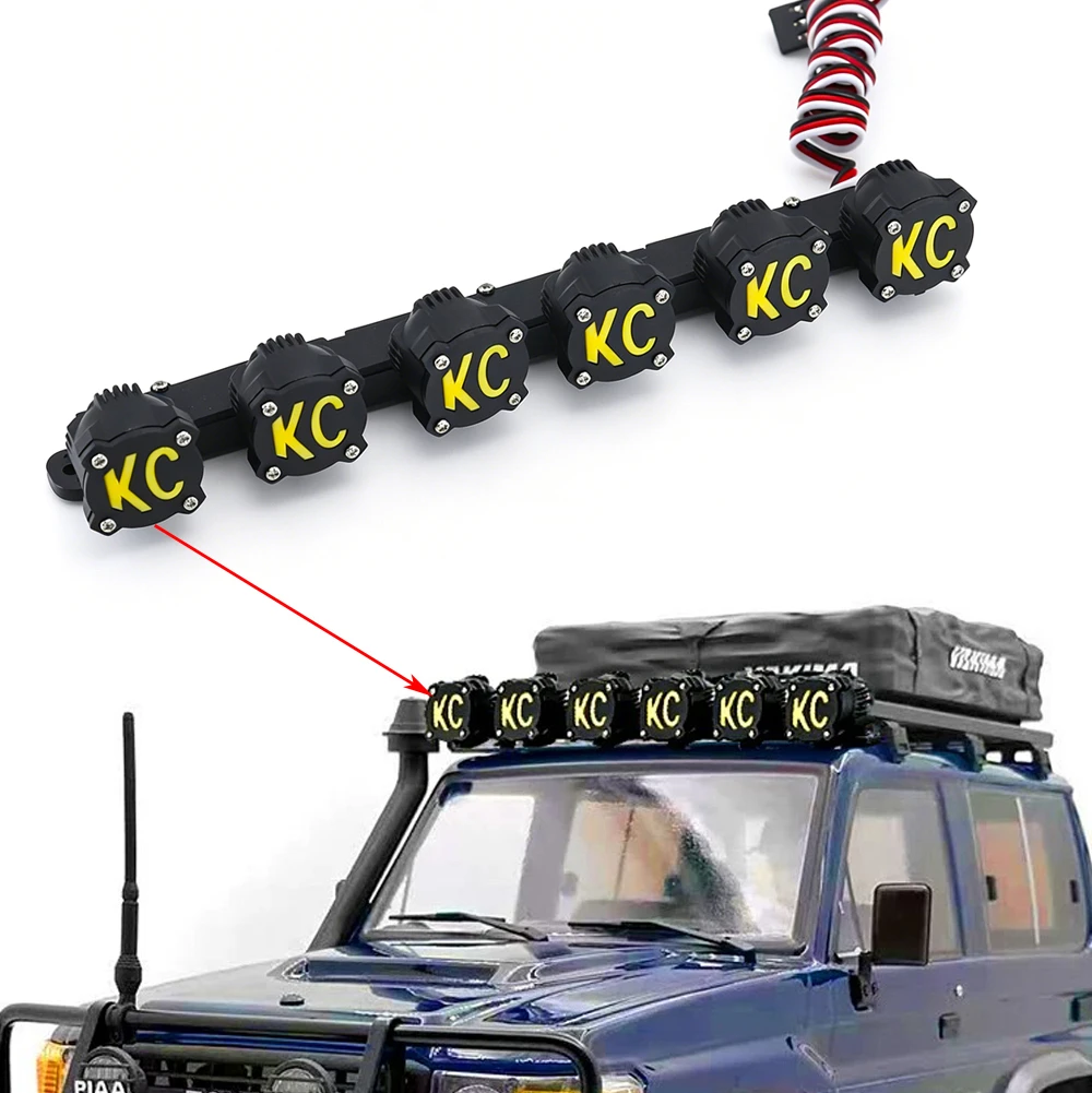 RC Crawler Auto LED Simulations-Dachleuchten für 1/10 Trax/as Trx4 Axial Scx10 Yikong RC4WD D90 Croboll MK07 MJX H8H