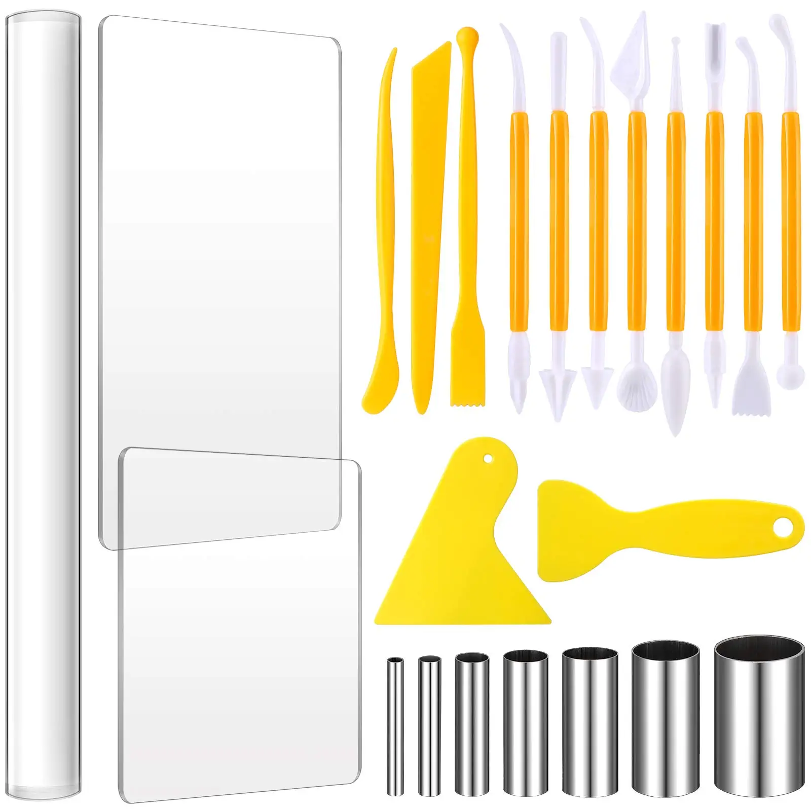 24 Pcs Clay Sculpti…