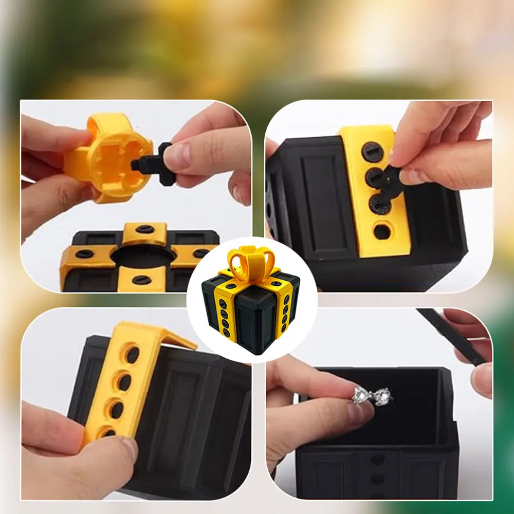 مضحك المزحة هدية الاصبع الوسطى الجدة هدية الكريسماس لعبة الكبار مفاجأة المنبثقة مربع مع مسامير هدية مزعجة للأصدقاء