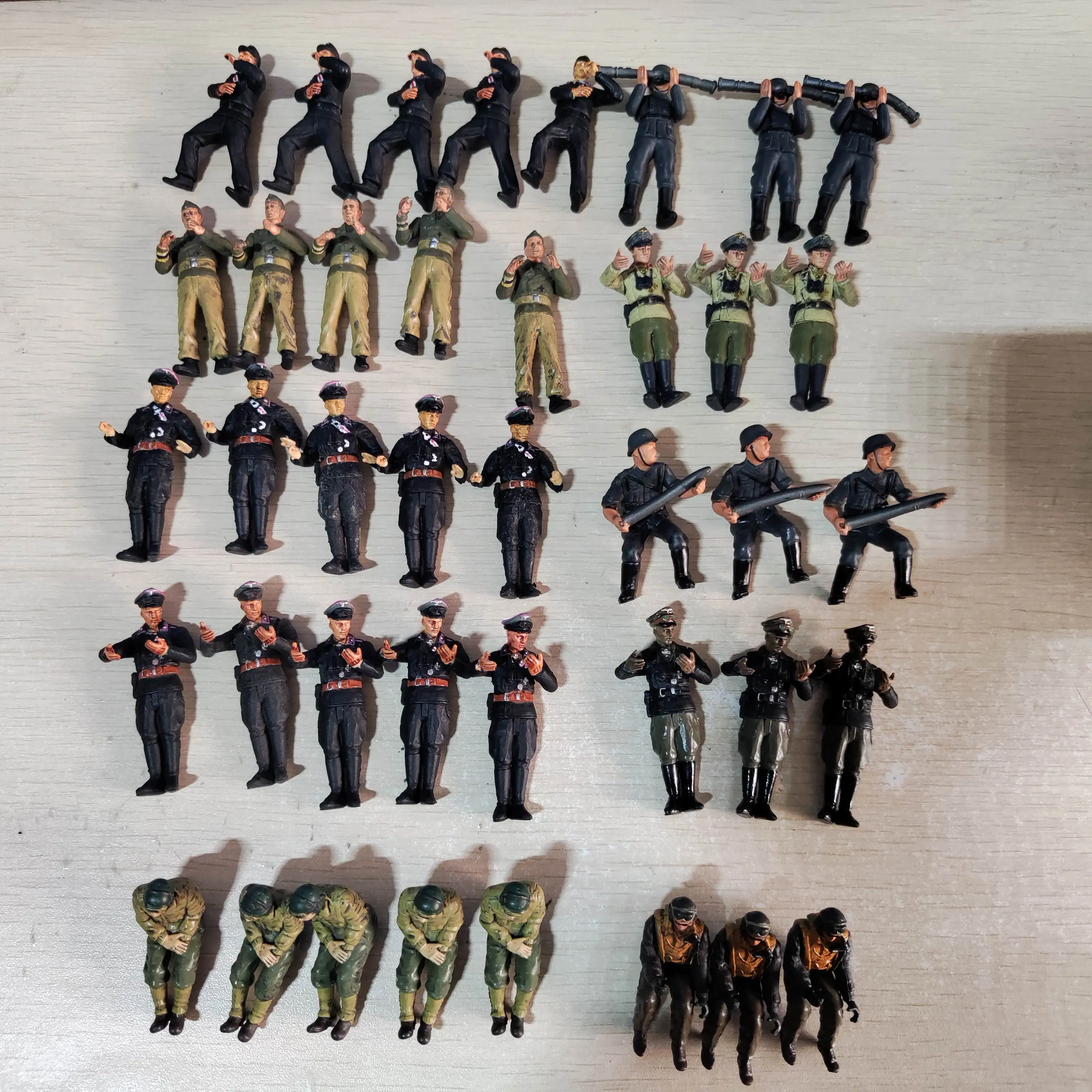 3-5pcs 1:32 21st Century Toys WWII Army Ultimate Soldier Military Infantry Fighter Pilot Officer - Your Choice