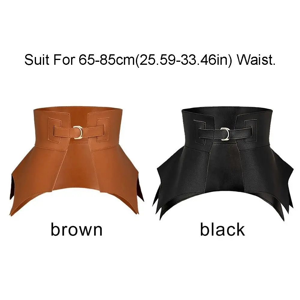 เข็มขัดหนังรัดเอวแบบยืดหยุ่นสไตล์พังก์สำหรับผู้หญิง  แบบคลาสสิก เหมาะสำหรับใส่กับกระโปรง ชุดเดรส เสื้อโค้ท และเข็มขัดรัดเอวแบบยืด