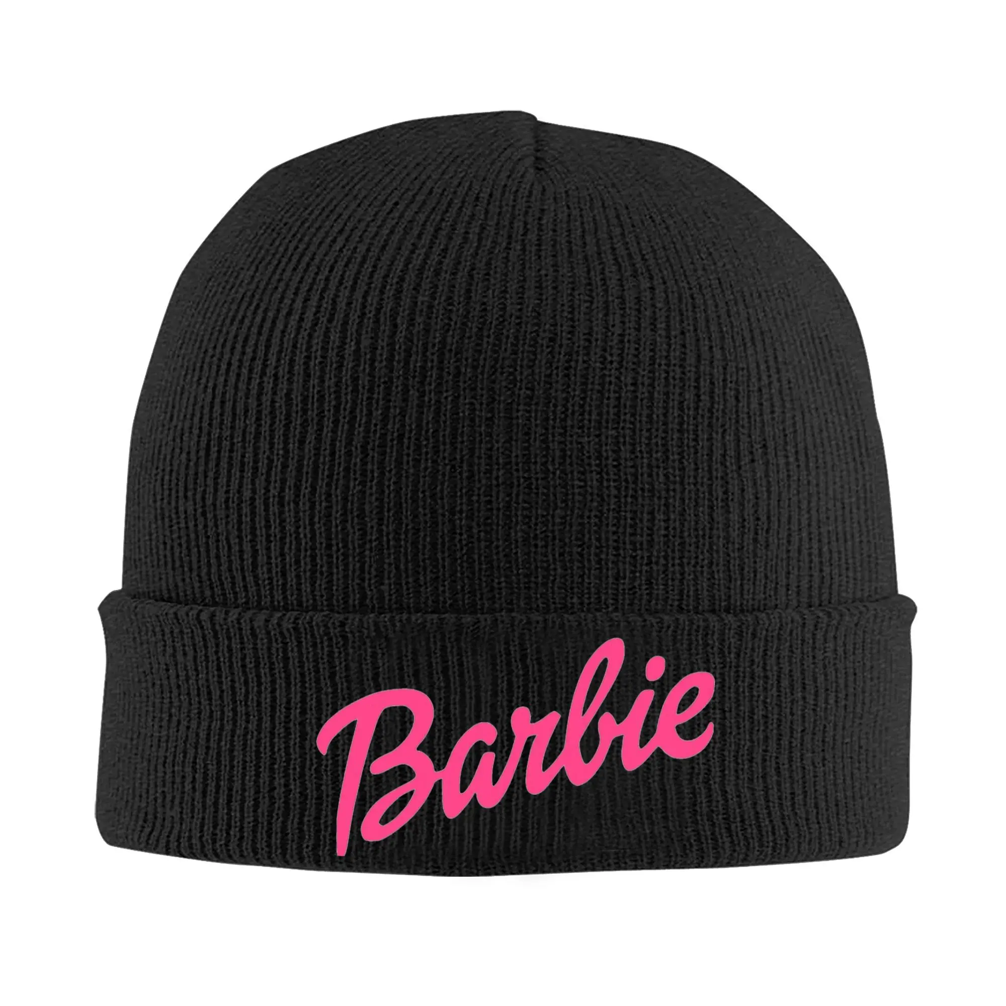 Original barbie Pink  Beanie Hat Knitted Skull Caps For Men Women  Warm Winter Bonnet Hats