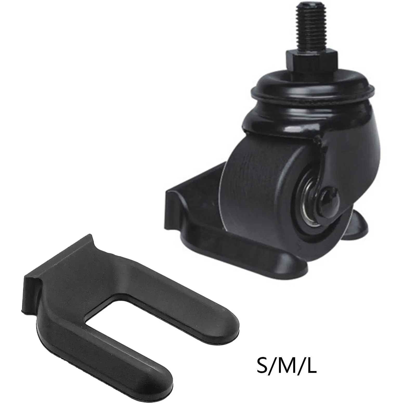 Universal Wheel Slot Pad Rubber Wheel Retainer Anti Slip Office Chair Caster Stopper Floor Protector for Furniture Legs
