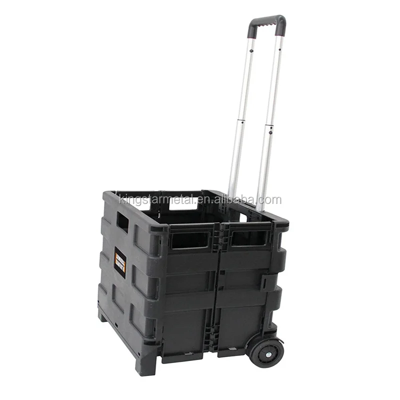 85L Plastic Tray Hand Trolley Barrow Carts For Carrying Goods