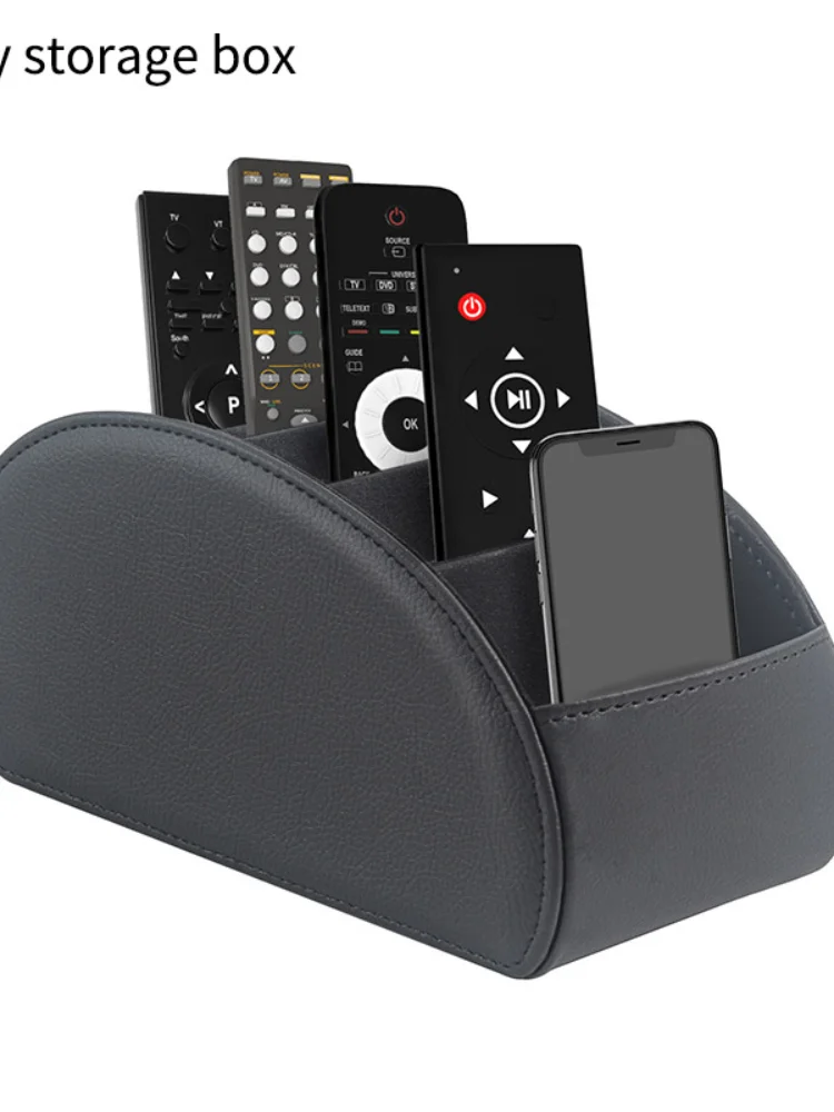 Desktop Remote Organizer 5-compartimenten opbergdooshouder voor meerdere afstandsbedieningen Houd controllers netjes in de woonkamer slaapkamer