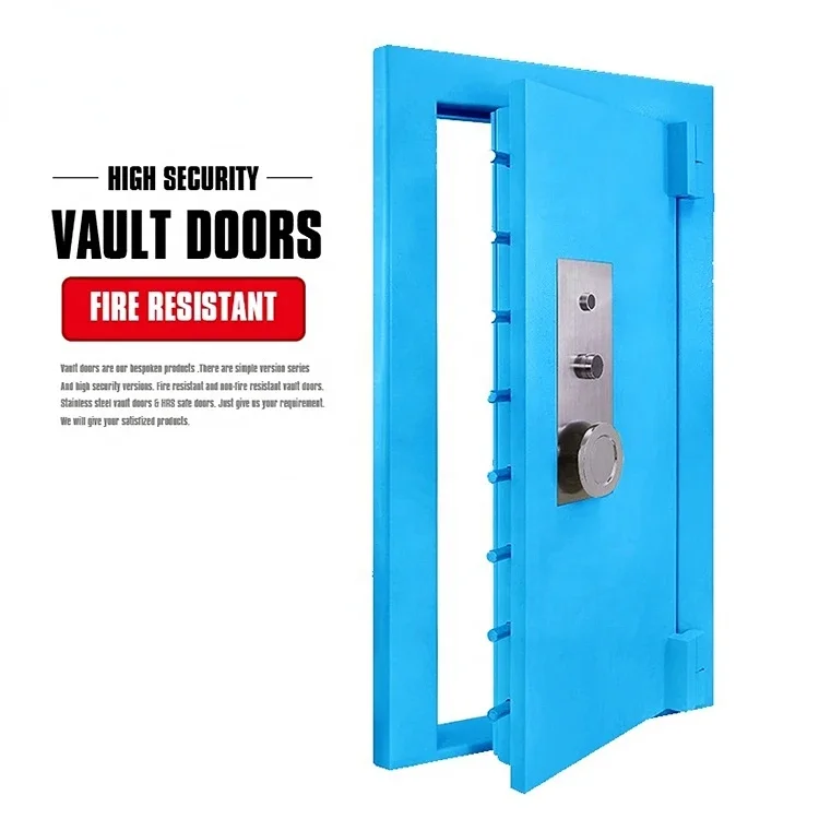 Key Safety Vault Secure Bank Safe Box Hinge Lock Stainless Steel  Outdoor Vault Door CEQ Safe Security Doors 350 KG