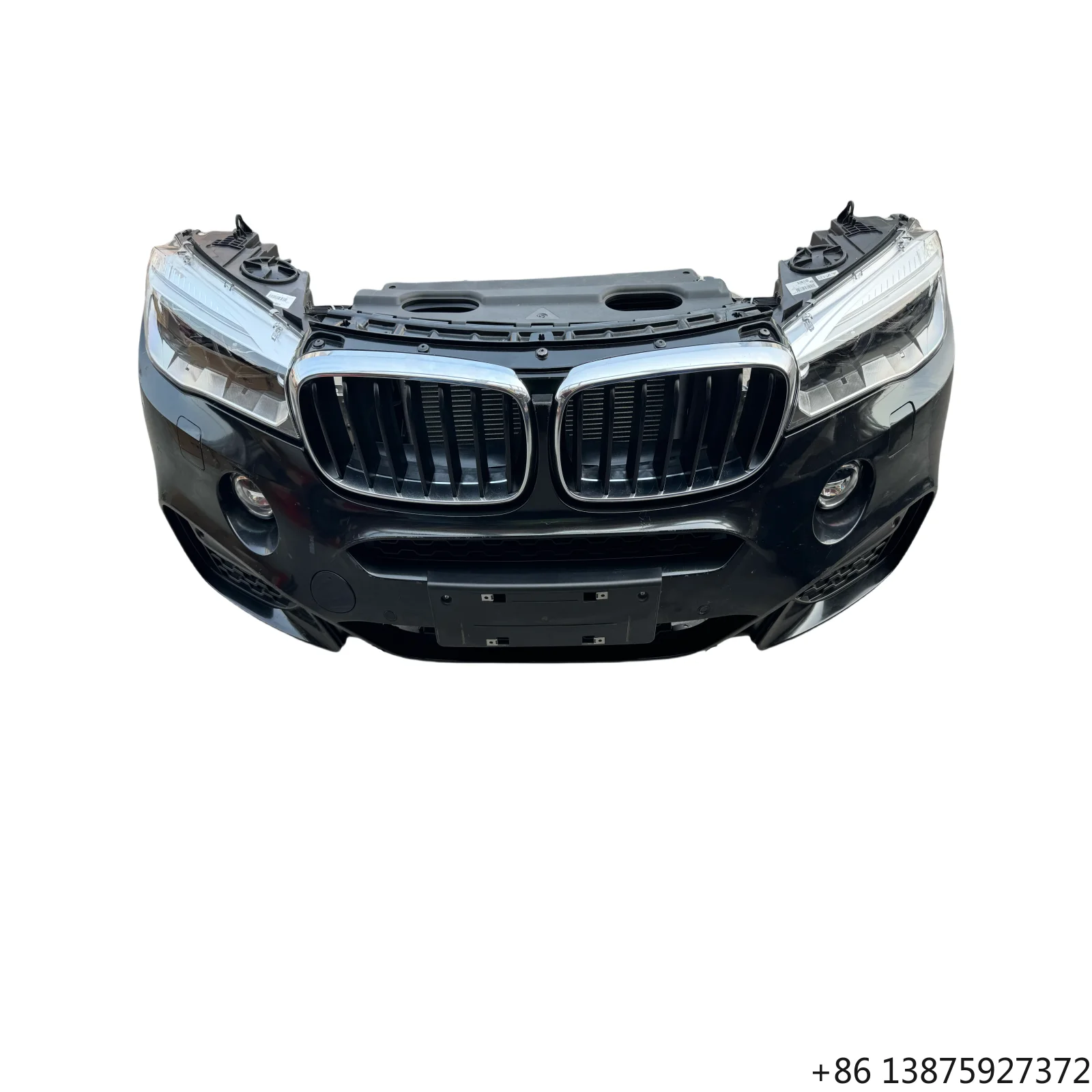 

Classic High Quality X6 F16 Sport Front Face Assembly Bumper Center Mesh Radiator Anti-collision Beam Electronic Fan for