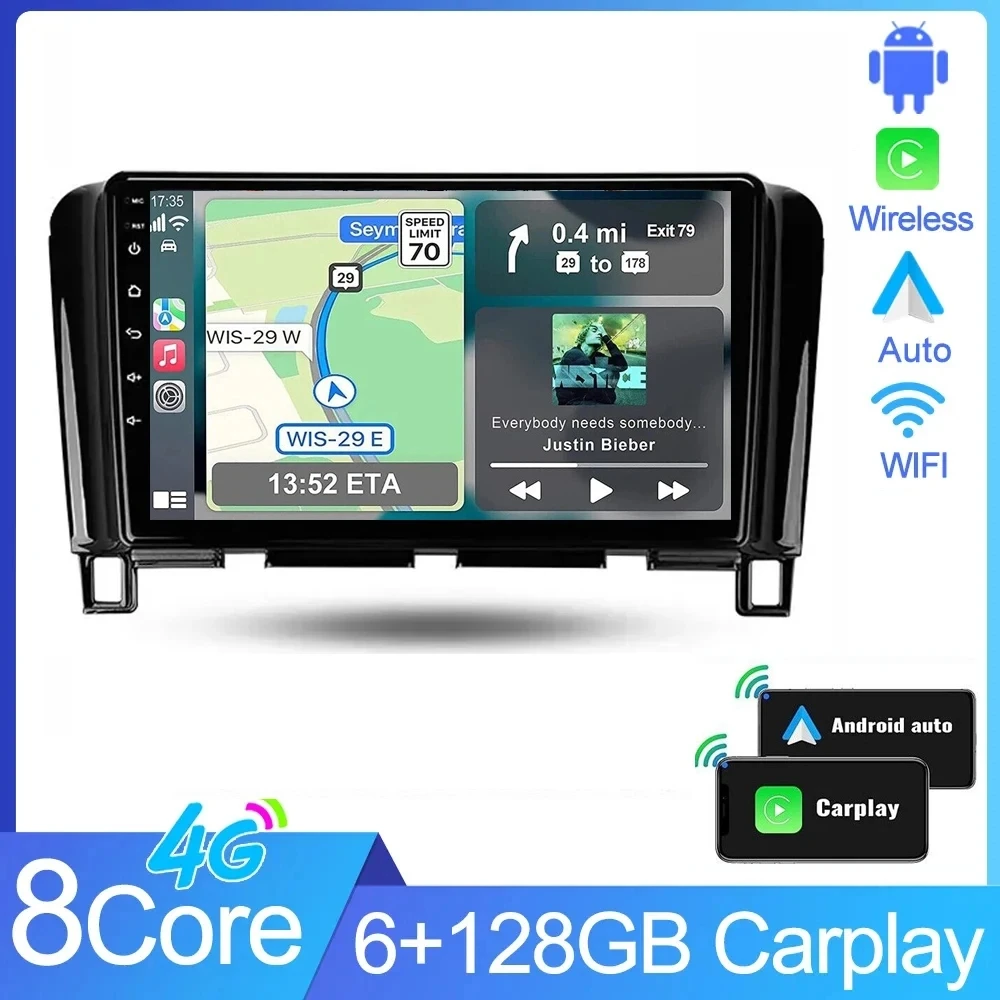 

For Nissan Serena 4 C26 2010-2015 2016 Car Radio Multimedia Player Navigation GPS Audio Carplay System DSP RDS Mirror link