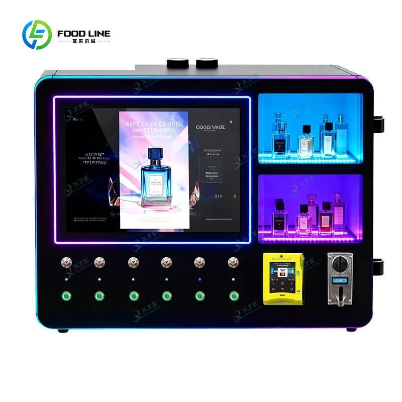 Unmanned Self-service Table Wall Mounted Perfume Vending Machine Small Smart Cologne Perfume Spraying Vending Machine