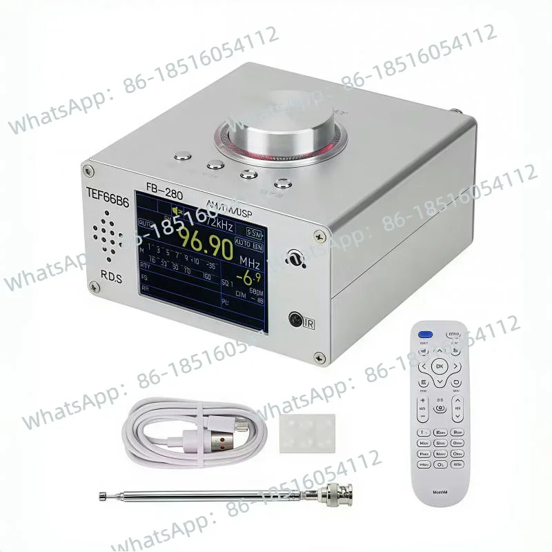 

DIY Desktop Radio TEF6686 Full Band Antique DSP RDS AM FM Infrared Remote Control