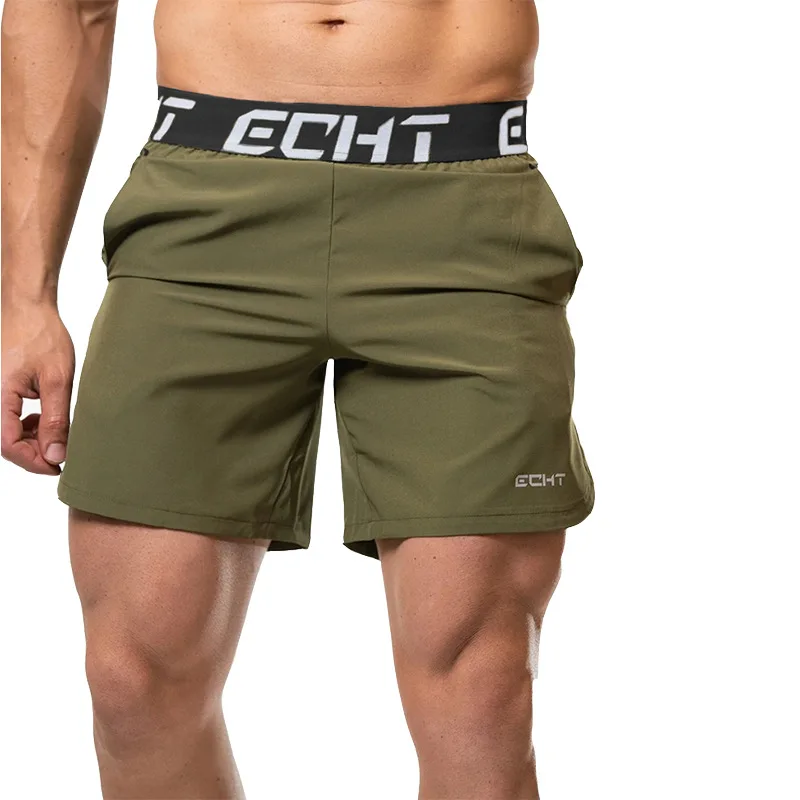 New Men Fitness Bodybuilding Shorts Man Summer Gyms Workout Male Breathable  Quick Dry Sportswear Jogger Beach Short Pants