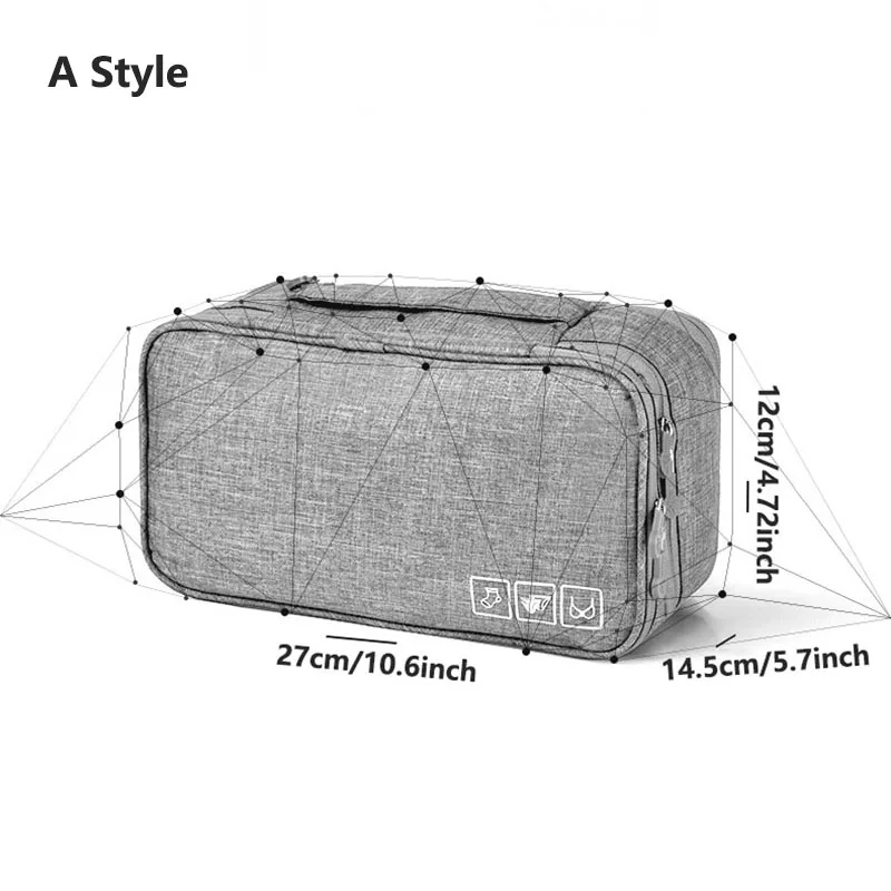 Travel Bra Organizer Bag Waterproof Panties Sock Underwear Storage Bag Daily Women Wash Package Cosmetic Finishing Bags