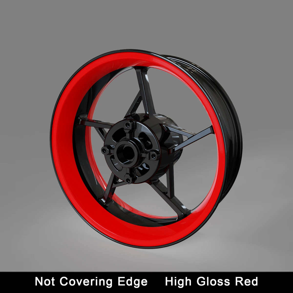AnoleStix 17 pollici per YAMAHA Honda Kawasaki Suzuki BMW KTM Triumph adesivi per ruote moto mozzo decalcomania striscia di bordo
