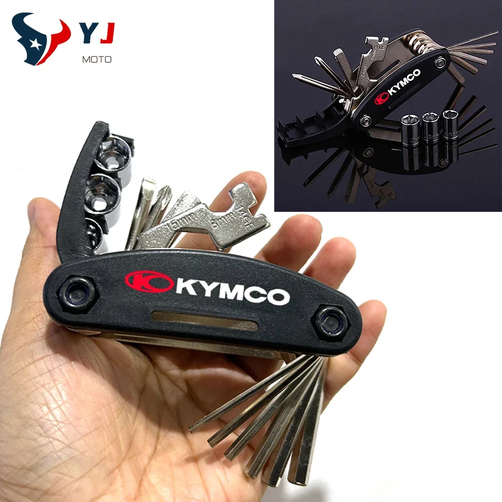 For KYMCO CV3 AIR150 DTX360 Super 89 Sento Like 50 Racing H X 150 Accessories Scooter Multifunction Tool Repair Screwdriver Set