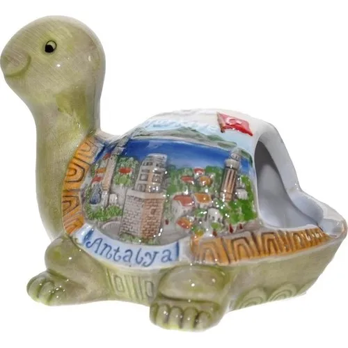 Hd My Store Ceramic Turtle Motif Ash tray