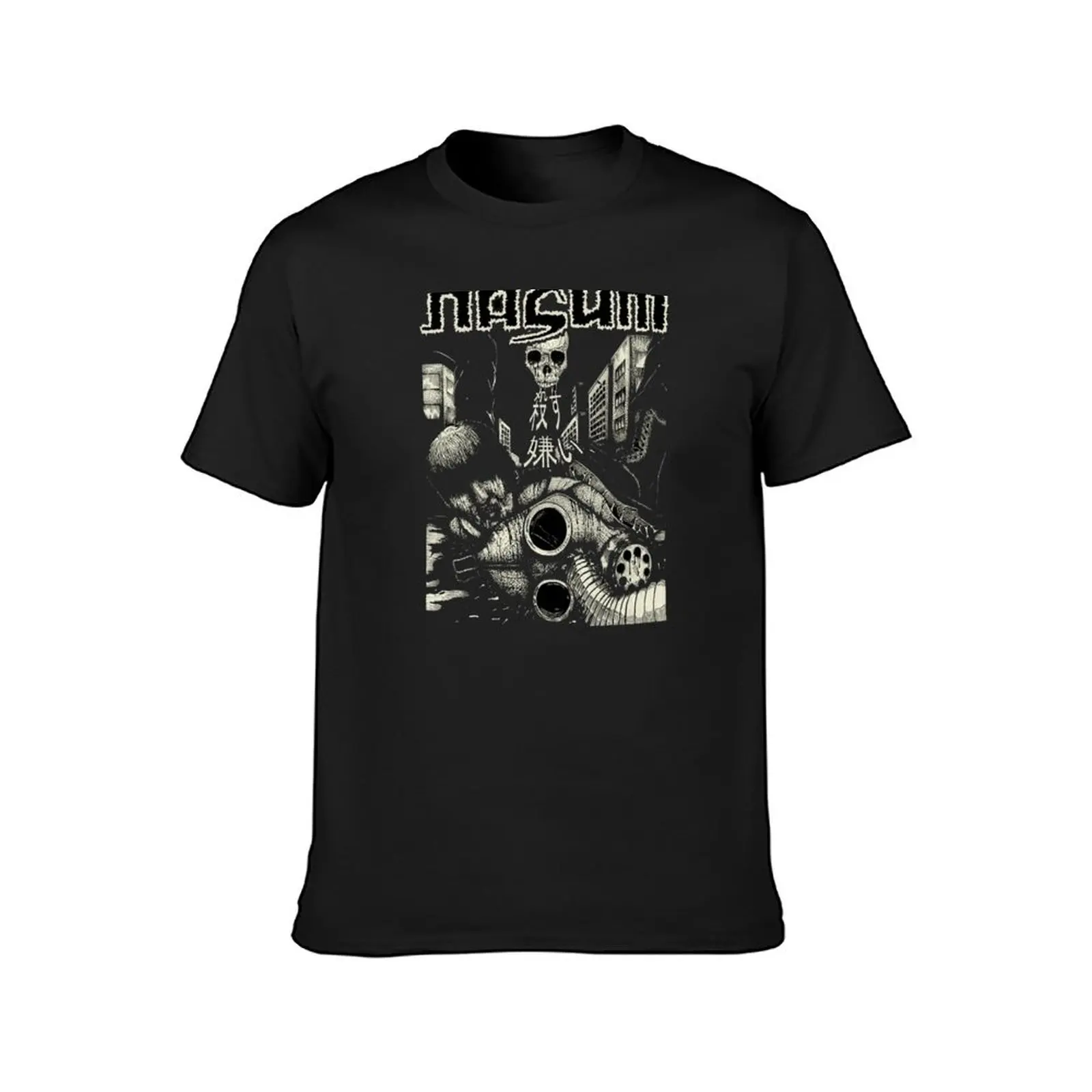 NASUM METAL BAND PUNK ROCK T-Shirt quick drying funnys boys animal print t shirts for men cotton