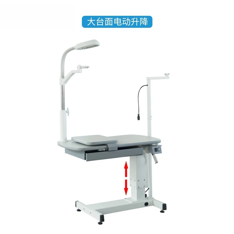Glasses equipment accessories, simple comprehensive optometry combination table, can be equipped with computer optometry