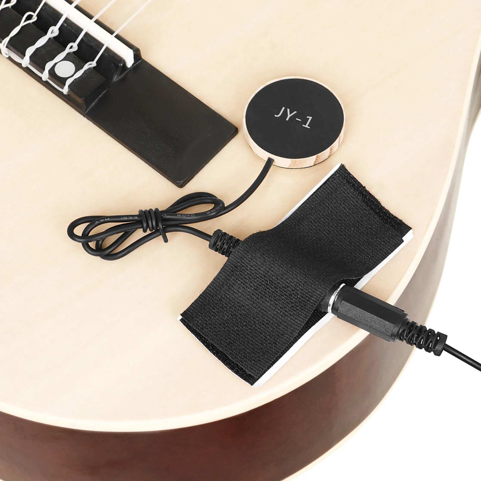 Guitarra acústica Soundhole Pickup, captador de alta sensibilidade, acessórios para violino Ukulele e bandolim
