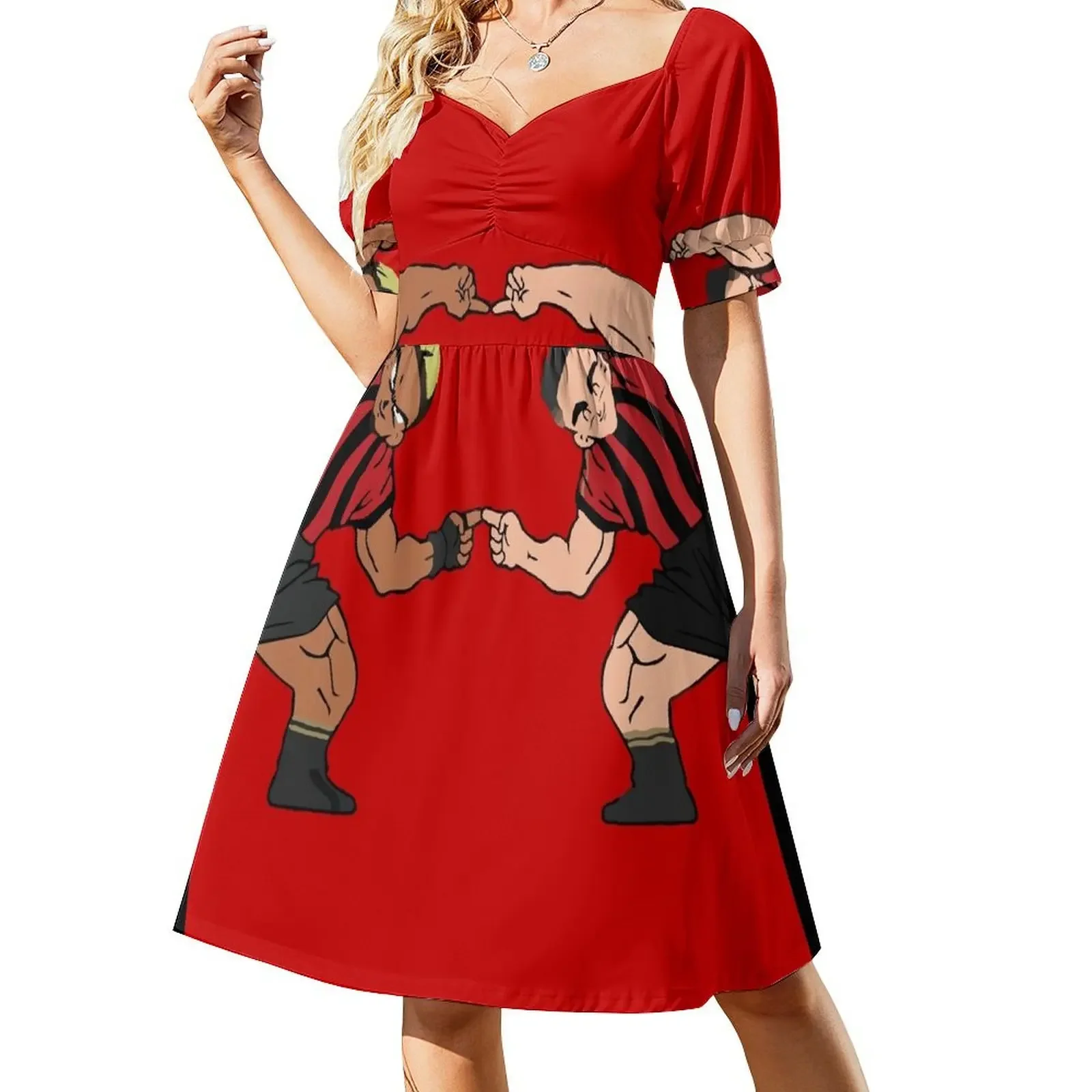 

Friend Fusion! Short-Sleeved Dress summer dress korean women women dress Women's dresses