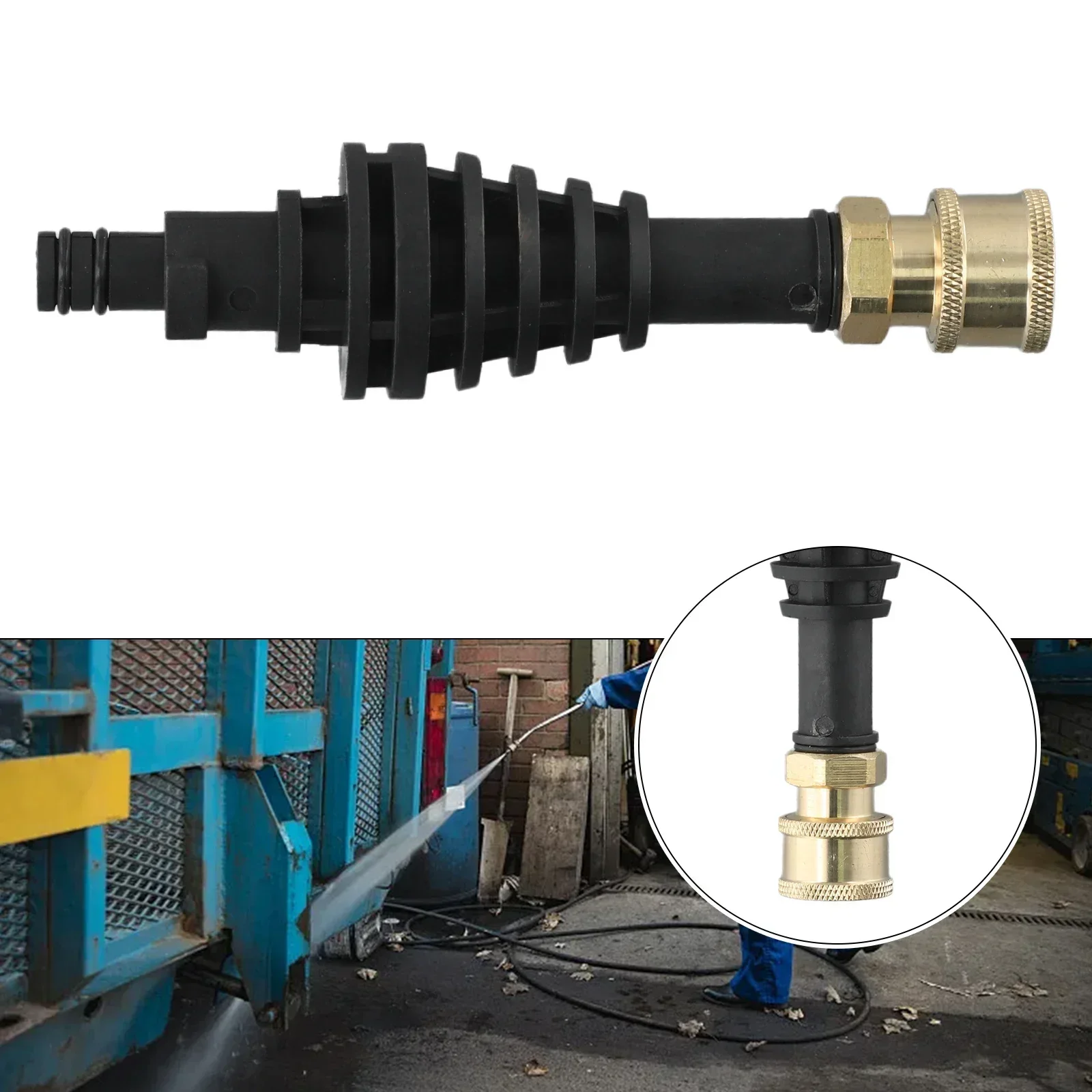 

Extension Rod Adapter Achieve More Precise Washing with For WORX WA4013 Black Short Lance Accessory High Quality Material!