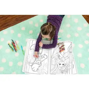 Crayola Disney Prinzessin Riese Malvorlagen, Geschenk für Kinder, 18 Seiten 8 Hauptverkäufe von Crayola -Wachskreide - №3