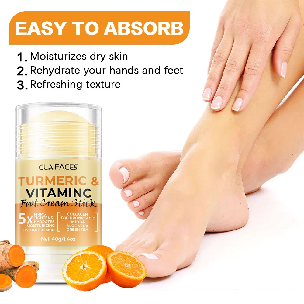 مجموعة كريم القدم CLAFACES Strawberry VC لإصلاح الكعب، وعلاج الكعب المتشقق، ومرطب بشرة القدم، والاستخدام على مدار العام، #2