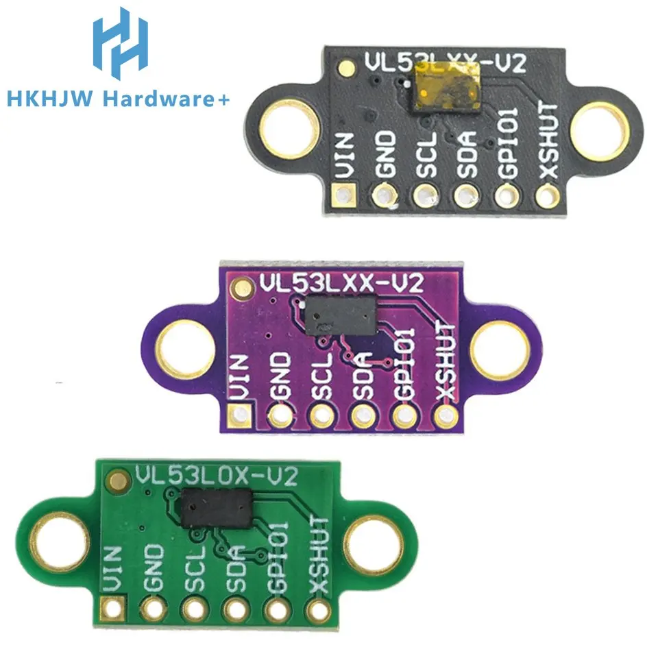 VL53L0X Time-of-Flight (ToF) Laser Ranging Sensor Breakout 940nm GY-VL53L0XV2 Laser Distance Module I2C IIC 3.3V/5V For Arduino