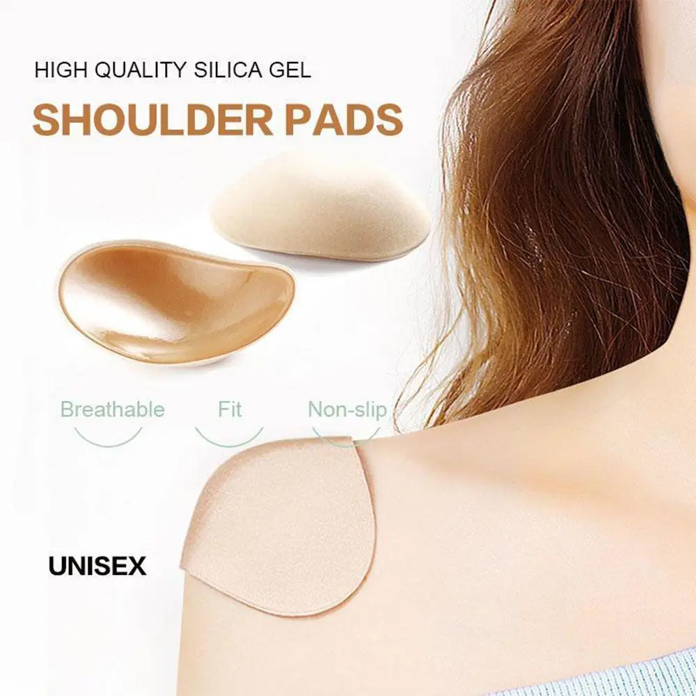 2Pcs Soft Anti-Slip Invisible Shoulder Pads Naturally Increased 2 IN