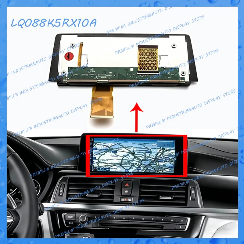 

LCD-дисплей LQ088K5RX10A 8.8' с сенсорной панелью для BMW F20 F30 F34 F36 NBT Evo 3 серии, GPS-навигация, автомобильное радио